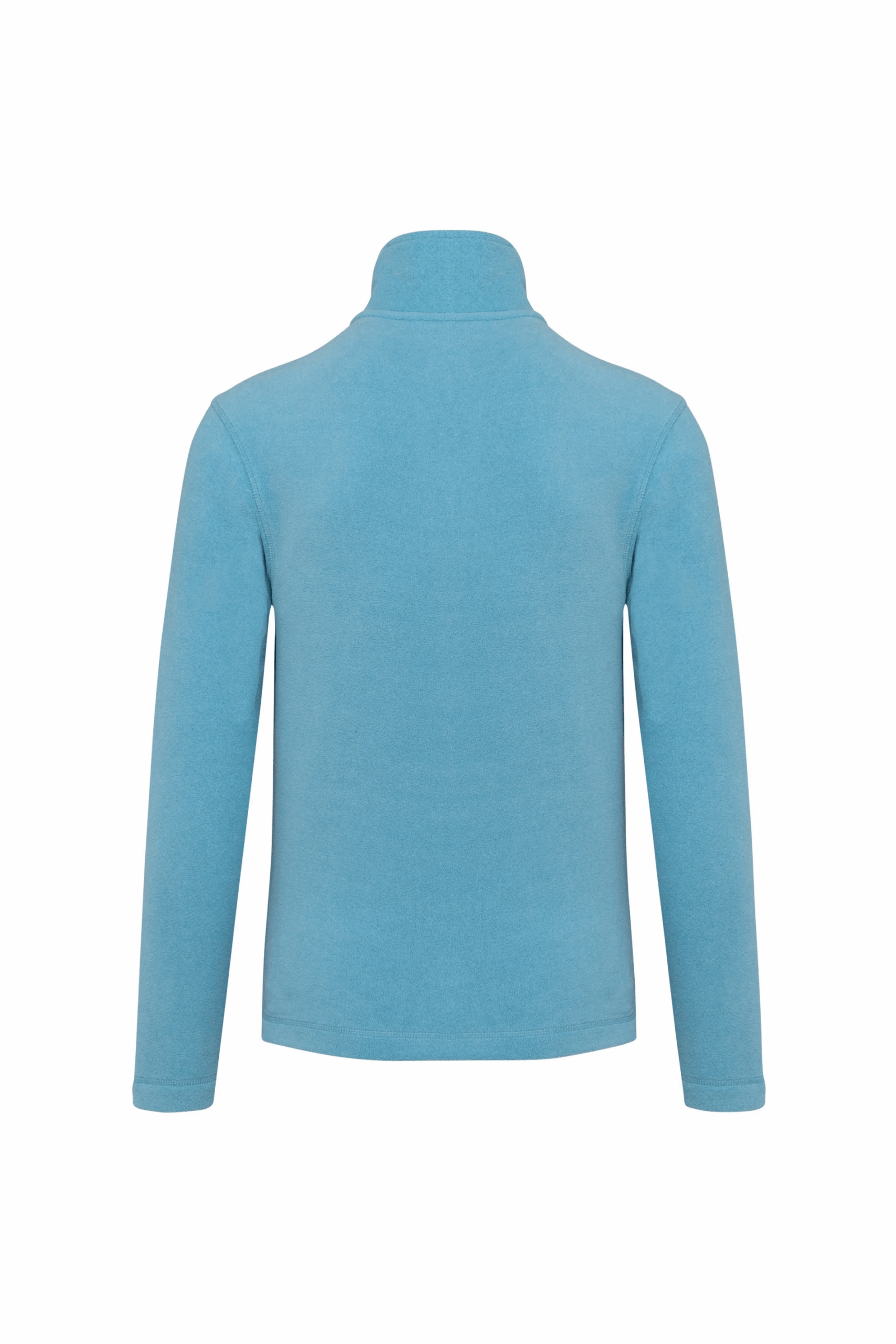 Veste micropolaire zippée cloudy blue heather dos