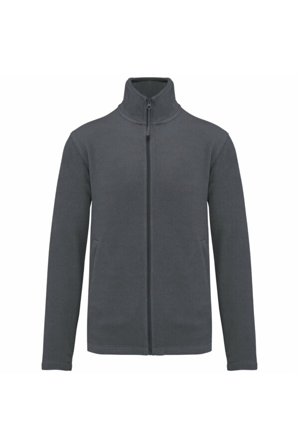 Veste micropolaire zippée homme convoy grey