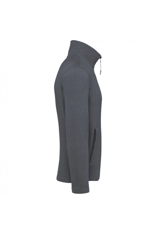 Veste micropolaire zippée homme convoy grey – Image 3