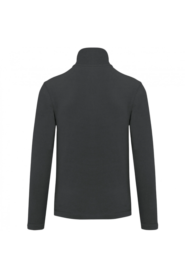 Veste micropolaire zippée homme dark grey – Image 2