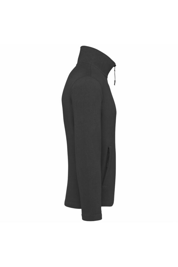 Veste micropolaire zippée homme dark grey – Image 3