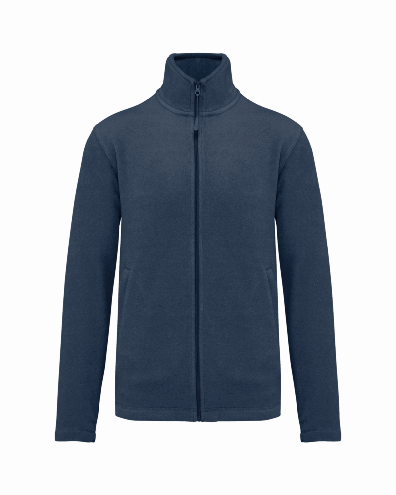 Veste micropolaire zippée homme deep blue