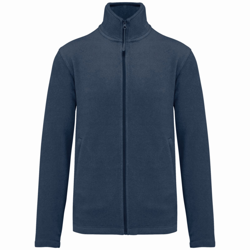 Veste micropolaire zippée homme deep blue
