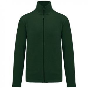 Veste micropolaire zippée homme forest green