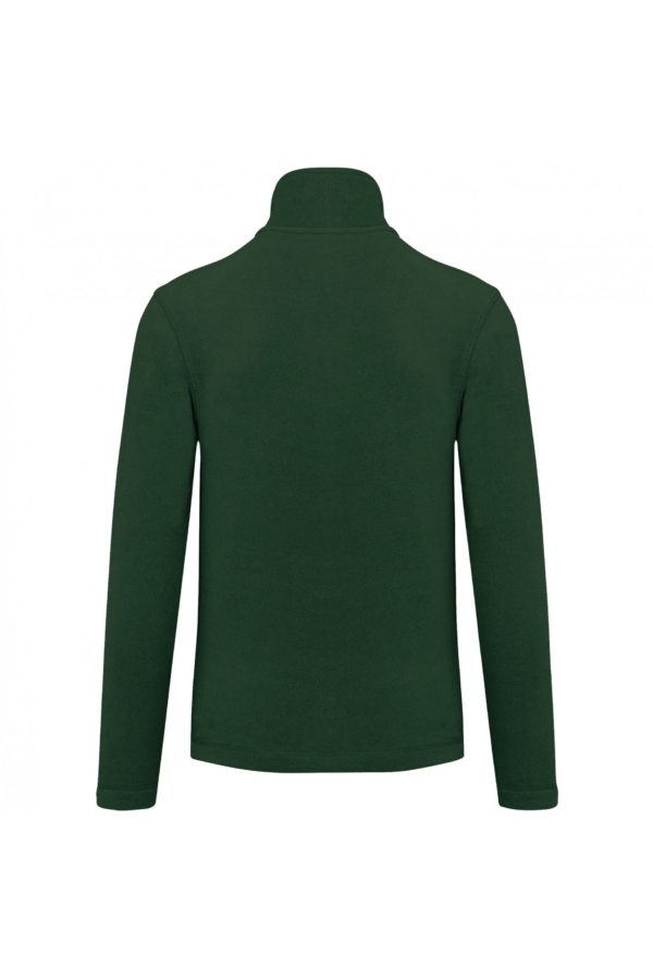 Veste micropolaire zippée homme forest green – Image 2