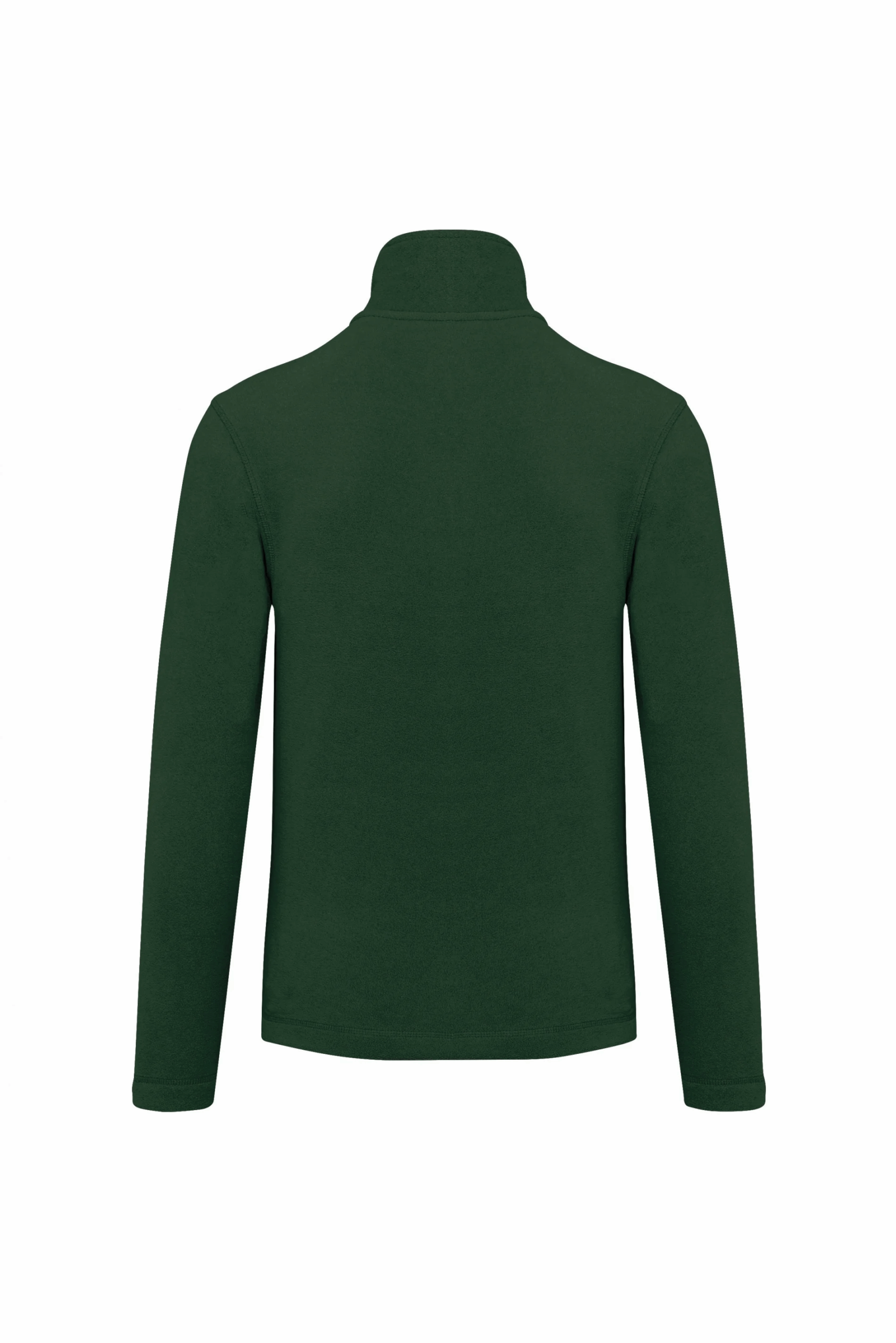 Veste micropolaire zippée forest green dos