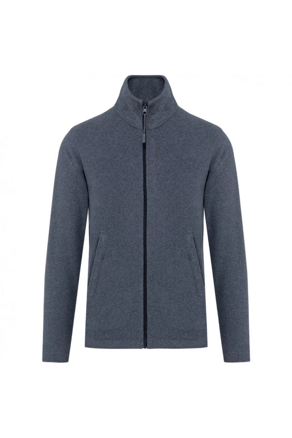 Veste micropolaire zippée homme french navy heather