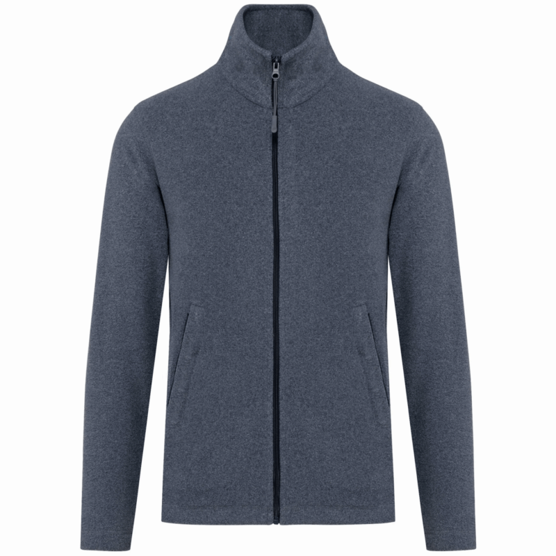 Veste micropolaire zippée homme french navy heather