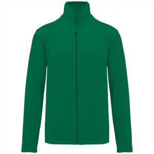 Veste micropolaire zippée homme kelly green