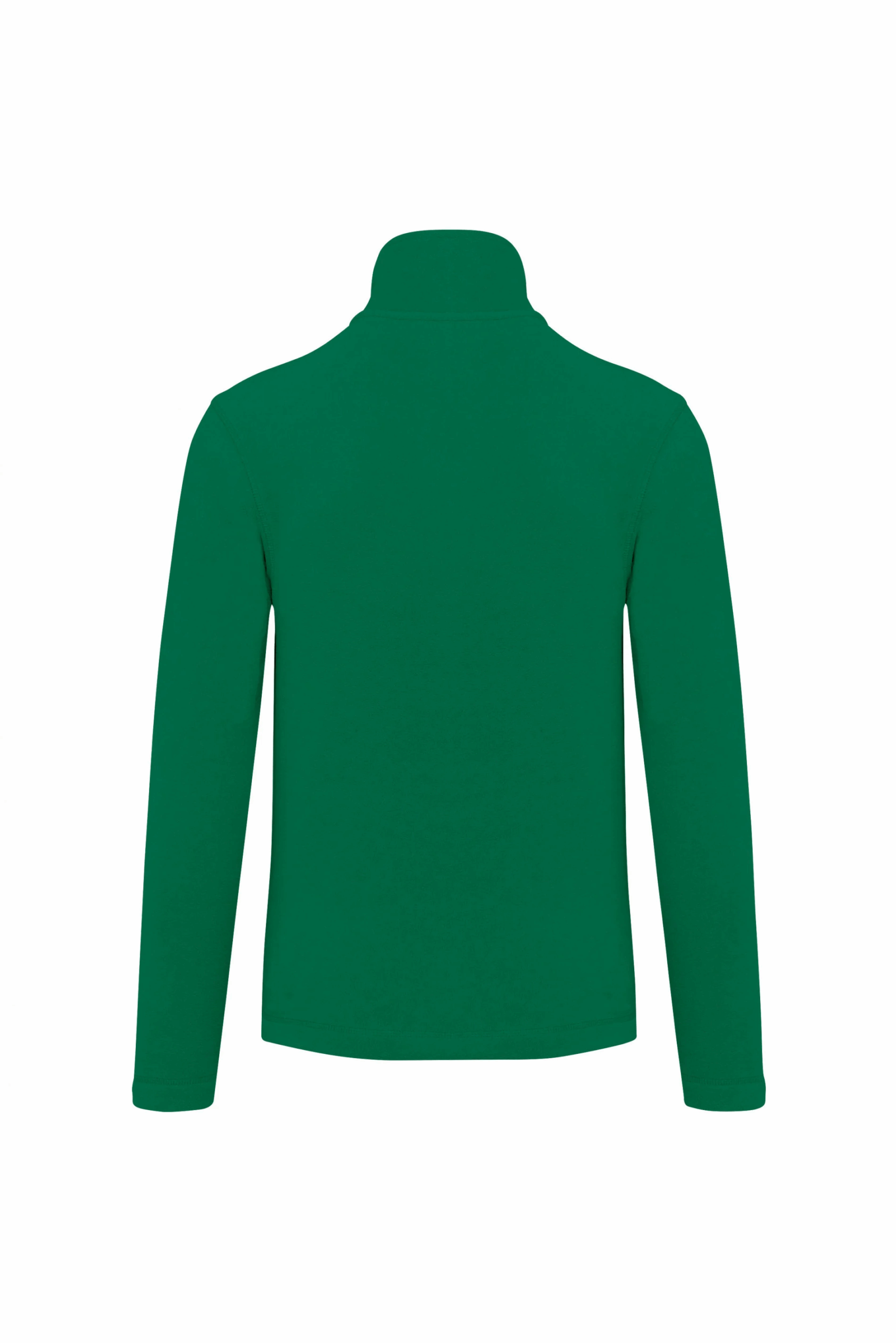 Veste micropolaire zippée kelly green dos