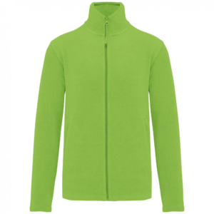 Veste micropolaire zippée homme lime