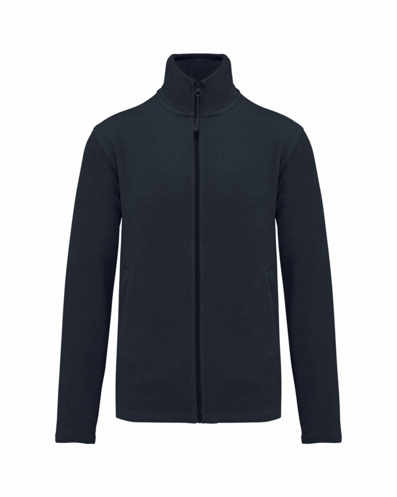 Veste micropolaire zippée homme navy