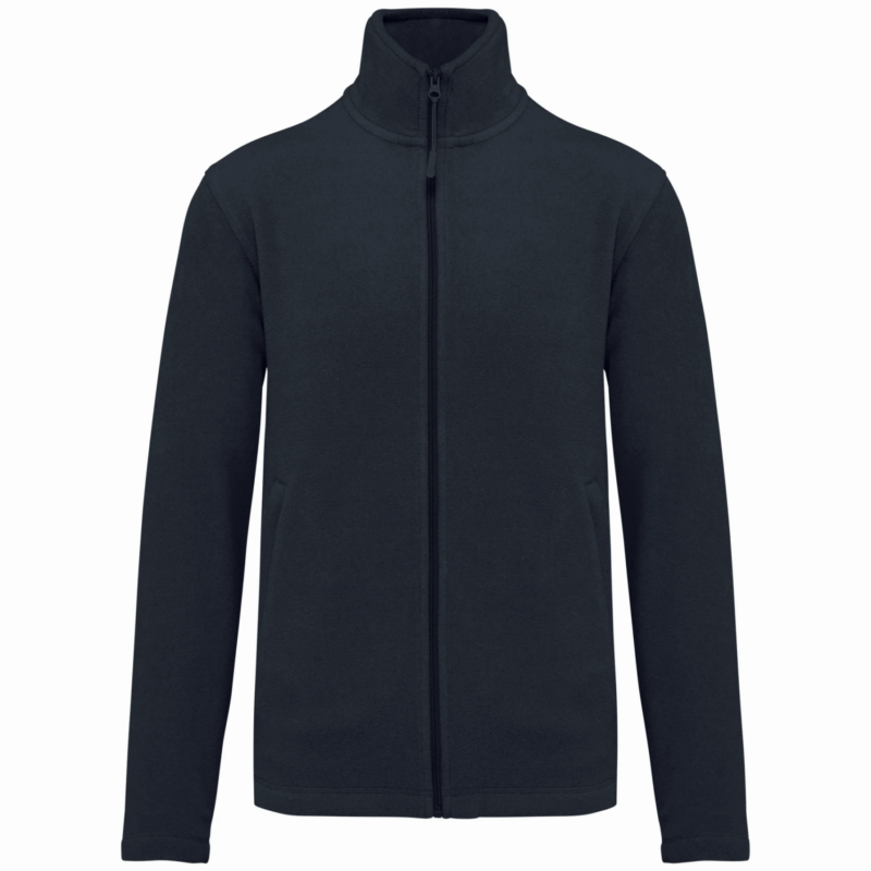 Veste micropolaire zippée homme navy