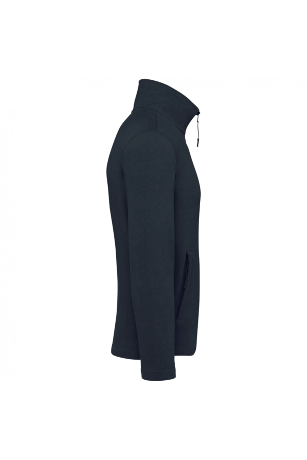 Veste micropolaire zippée homme navy – Image 3