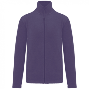 Veste micropolaire zippée homme purple