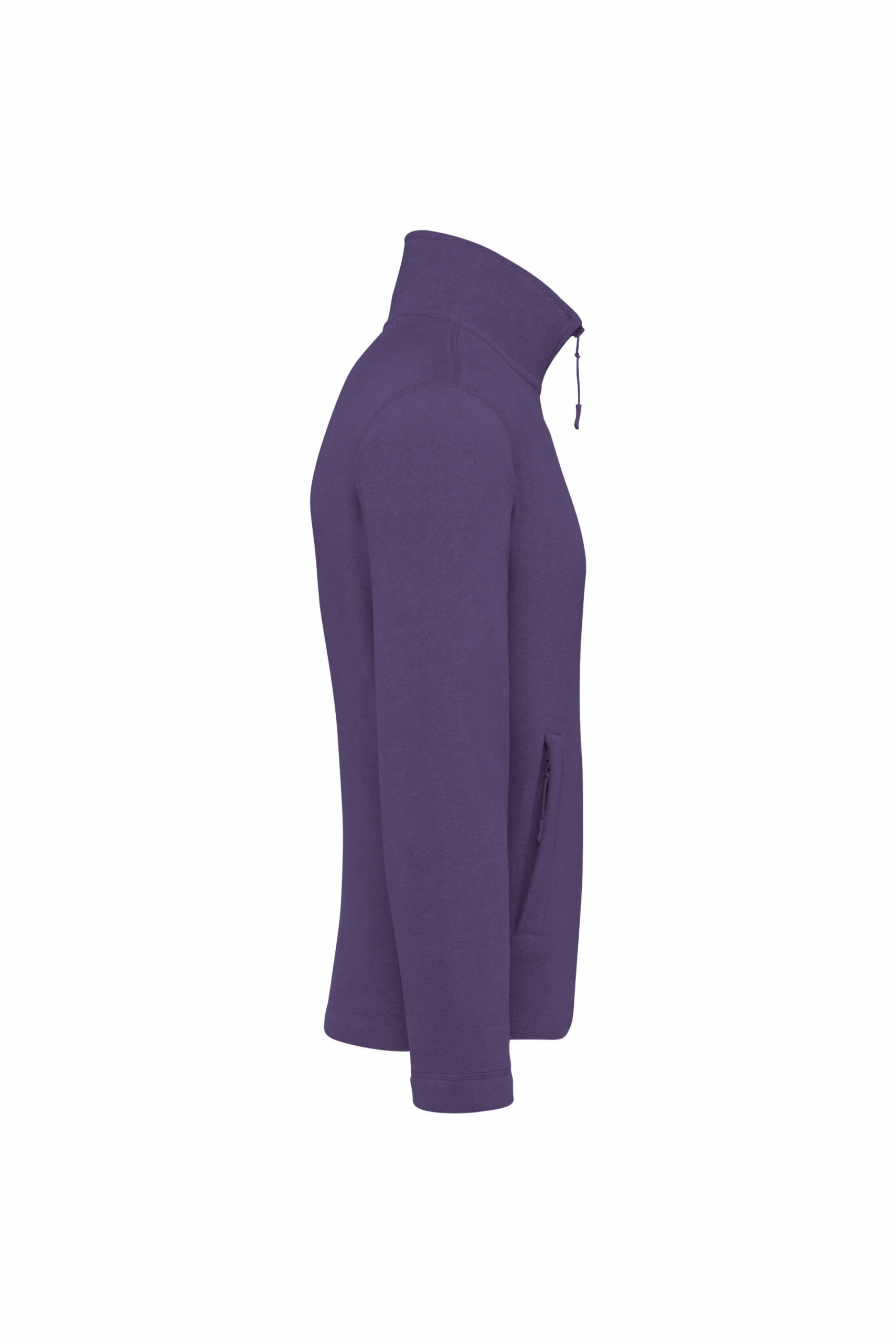 Veste micropolaire zippée purple manche