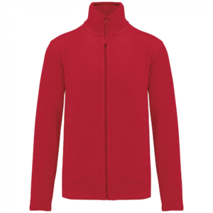 Veste micropolaire zippée homme red