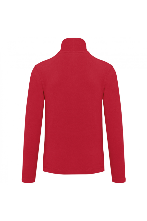 Veste micropolaire zippée homme red – Image 2