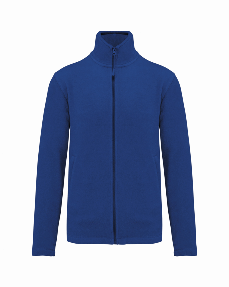Veste micropolaire zippée homme royal blue