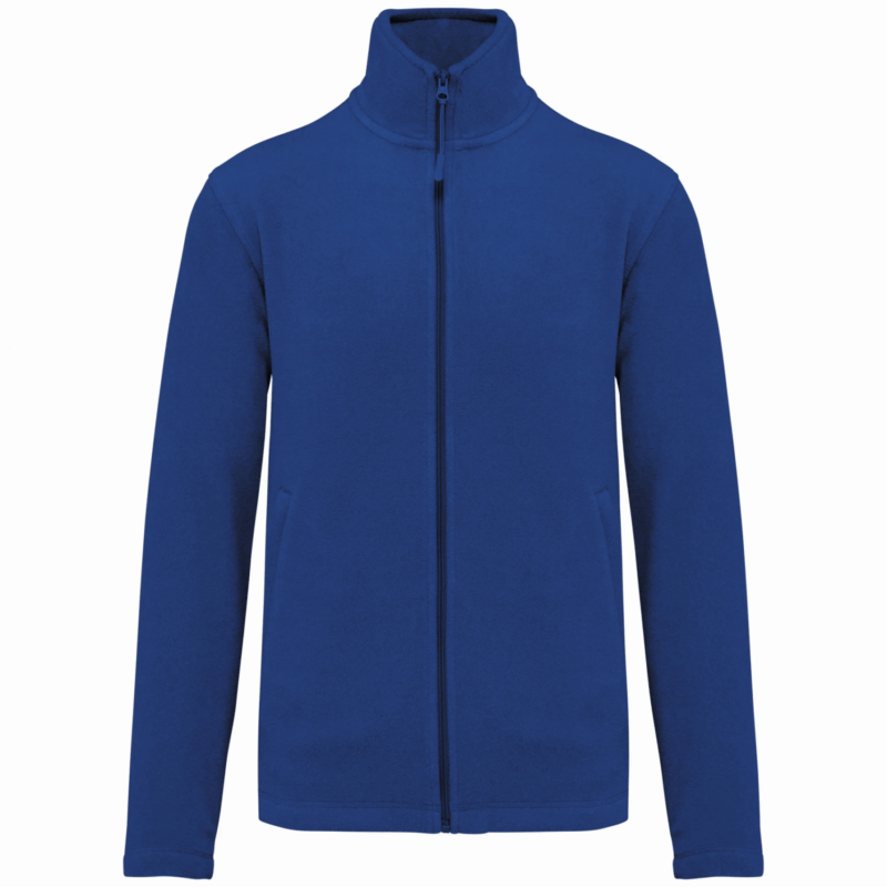 Veste micropolaire zippée homme royal blue