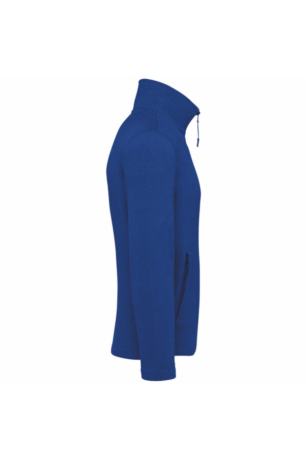 Veste micropolaire zippée homme royal blue – Image 3