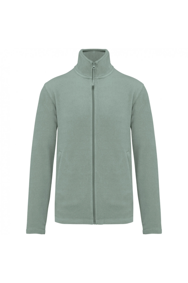 Veste micropolaire zippée homme sage
