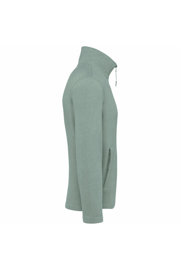 Veste micropolaire zippée homme sage – Image 3