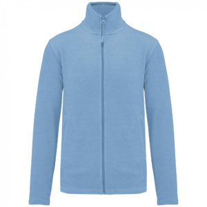 Veste micropolaire zippée homme sky blue