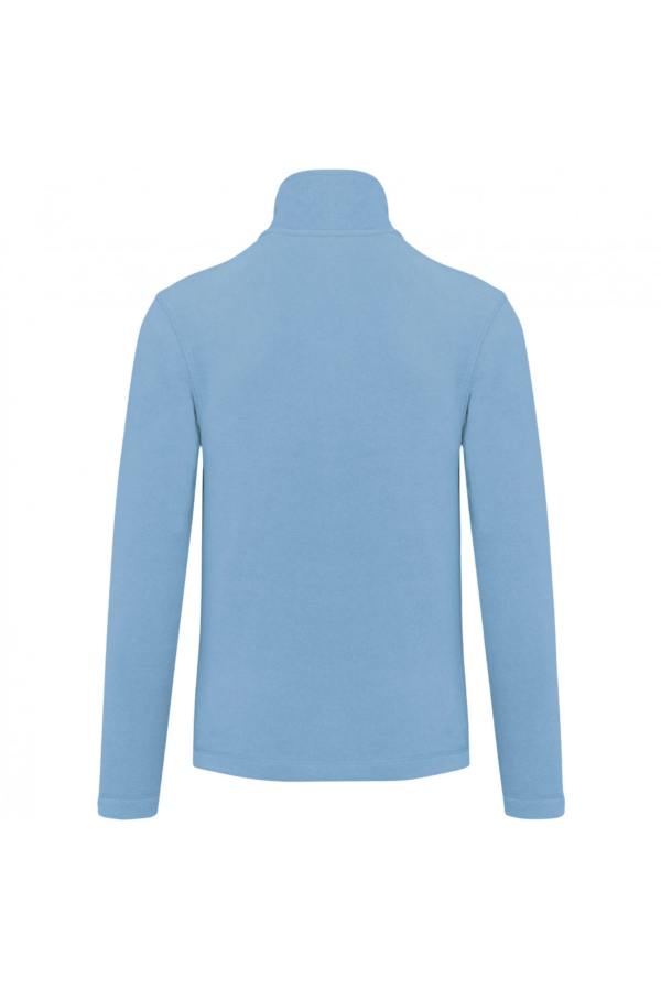 Veste micropolaire zippée homme sky blue – Image 2