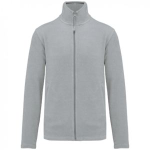 Veste micropolaire zippée homme snow grey