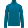 Veste micropolaire zippée tropical blue avant
