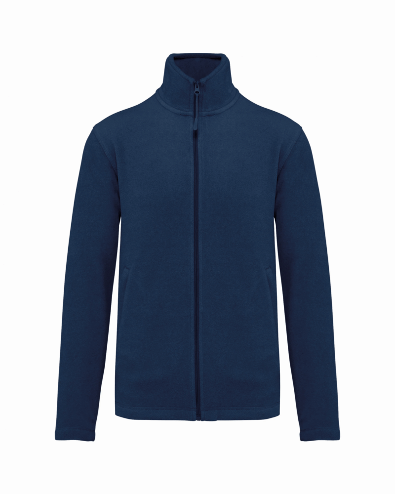 Veste micropolaire zippée homme true indigo