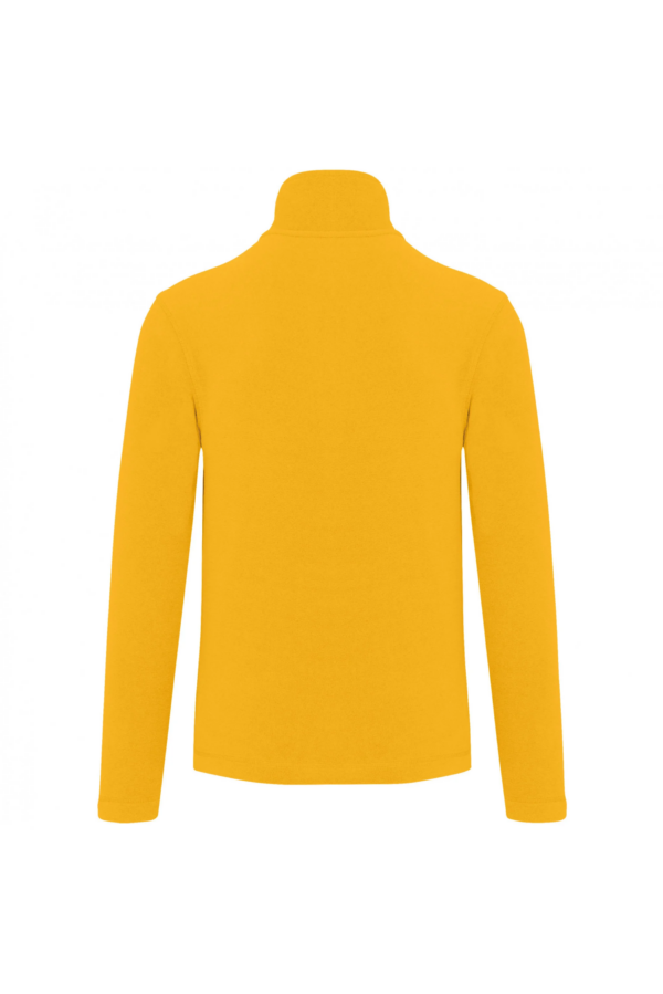 Veste micropolaire zippée homme yellow – Image 2