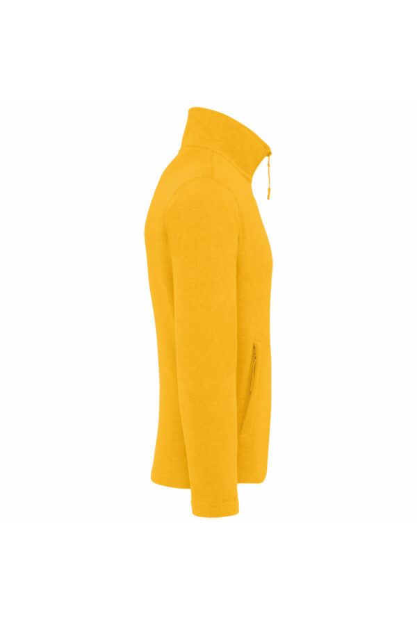 Veste micropolaire zippée homme yellow – Image 3