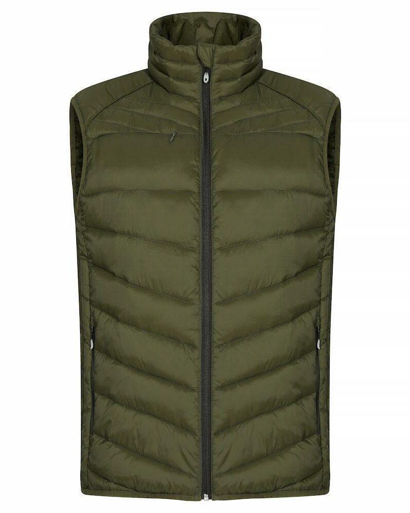 Veste Idaho sans manches vert khaki