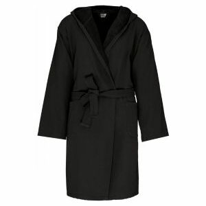 Peignoir de bain à capuche Bio black