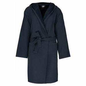 Peignoir de bain à capuche Bio navy