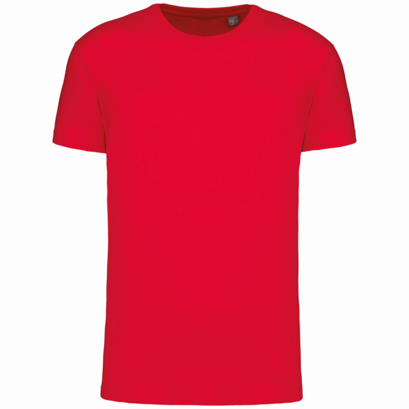 T-shirt Bio col rond homme red