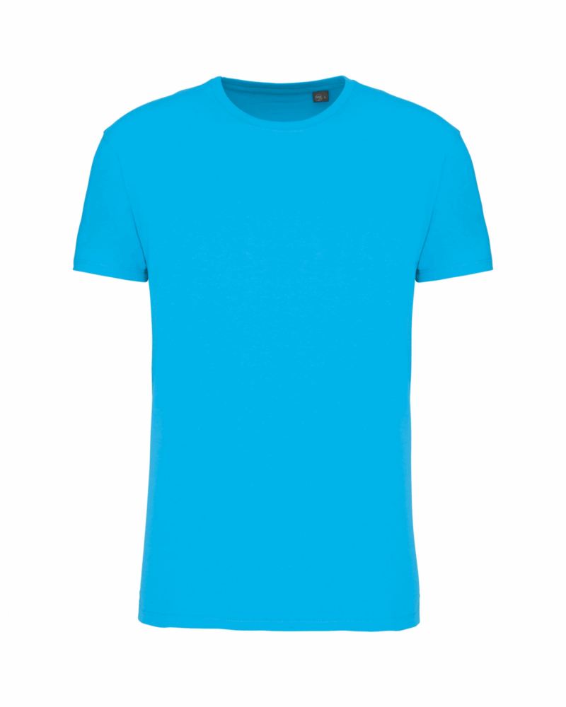 T-shirt Bio col rond homme sea turquoise