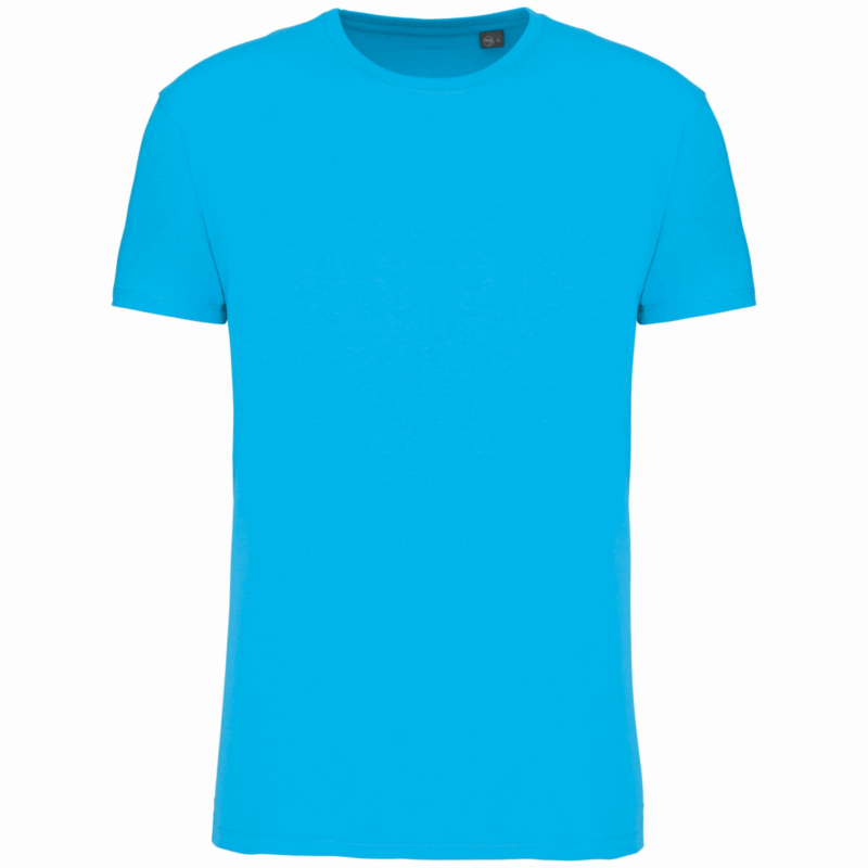 T-shirt Bio col rond homme sea turquoise