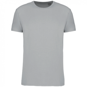T-shirt Bio col rond homme snow grey