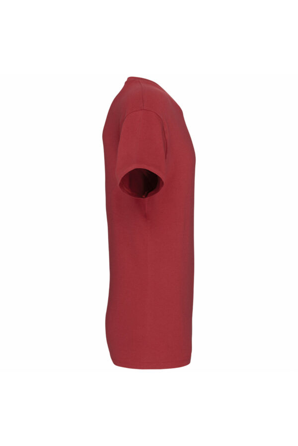 T-shirt Bio col rond homme terracotta red – Image 3
