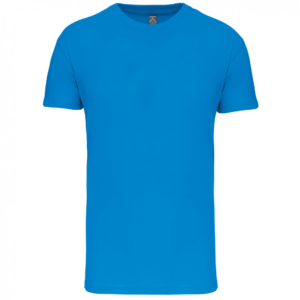 T-shirt Bio col rond homme tropical blue
