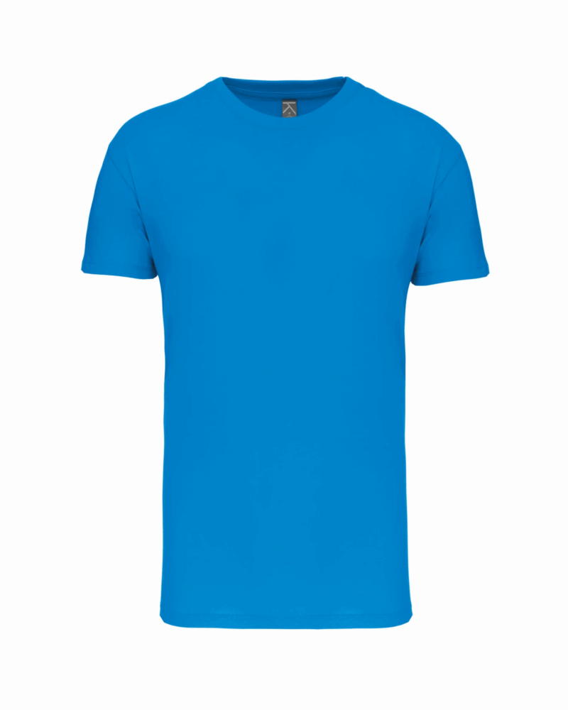 T-shirt Bio col rond homme tropical blue