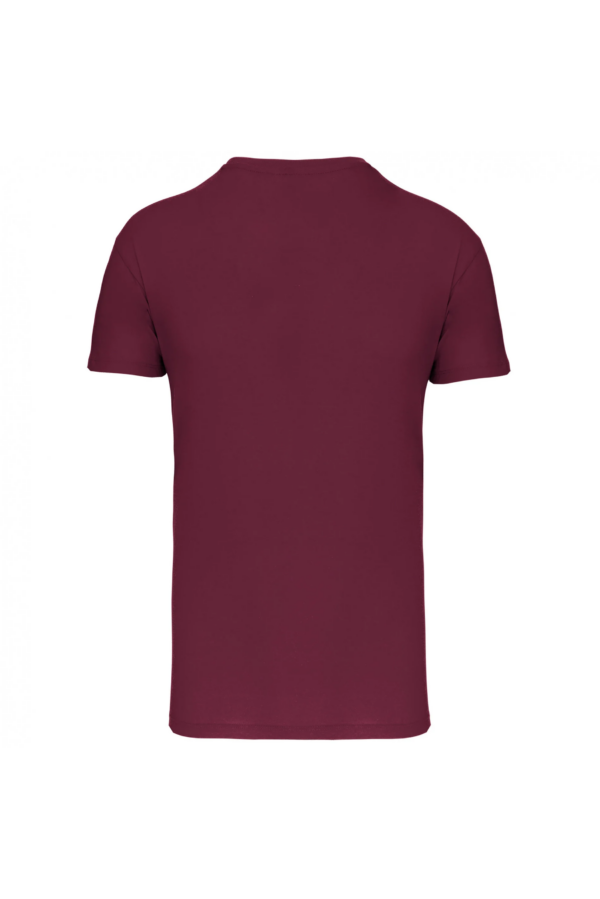 T-shirt Bio col rond homme wine – Image 2