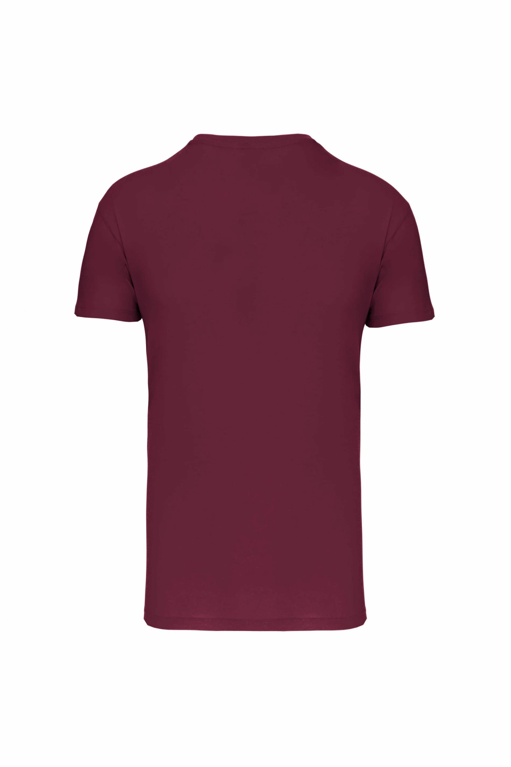 t-shirt bio 150IC col rond homme wine dos