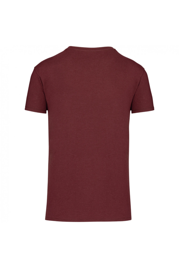 T-shirt Bio col rond homme wine heather – Image 2