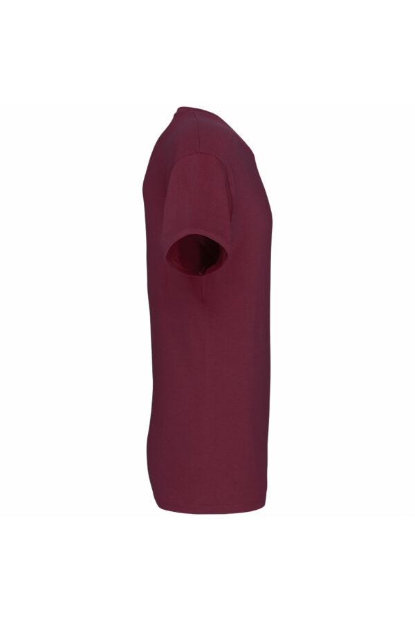 T-shirt Bio col rond homme wine – Image 3