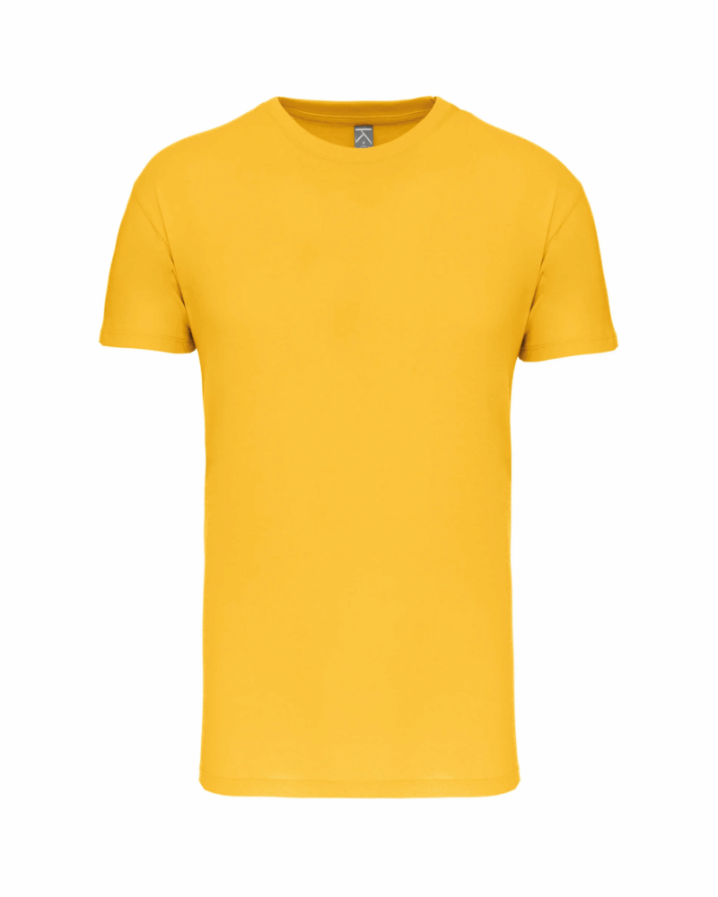 T-shirt Bio col rond homme yellow