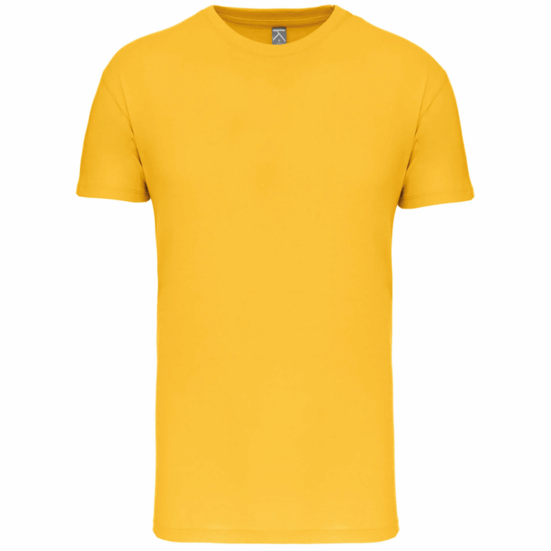 T-shirt Bio col rond homme yellow